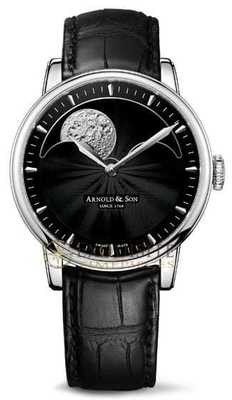 Arnold & Son HM Perpetual Moon Stainless Steel 1GLAS.B01A.C122S