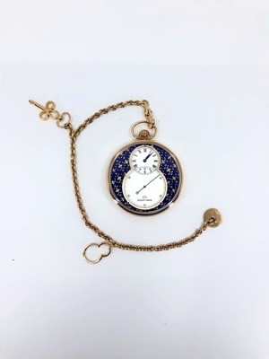 Jaquet Droz Pocket Watch Paillonee