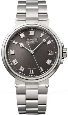Breguet Marine 5517TI/G2/TZ0 Grey Dial on Bracelet