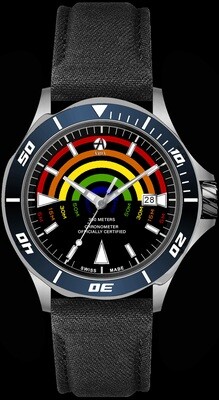 ArtyA Depth Gauge Blue Bezel