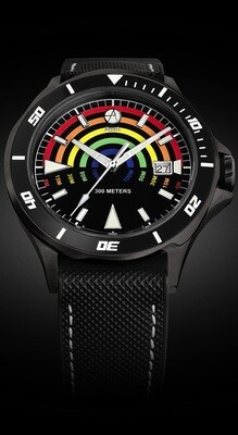 ArtyA Depth Gauge Black Bezel PVD