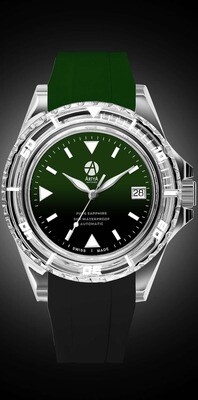 ArtyA Diver Crystal Green Black