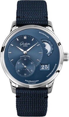 Glashütte Original PanoMatic Lunar Blue Dial 1-90-02-46-32-64