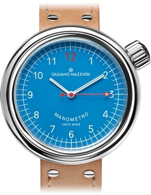 Giuliano Mazzuoli Manometro Blue Dial
