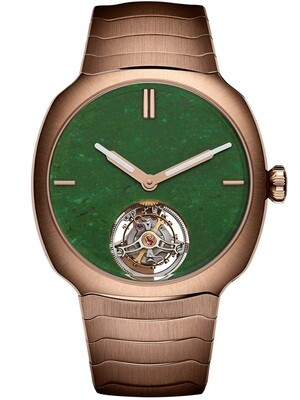 H. Moser & Cie. Streamliner Tourbillon Wyoming Jade 6804-0406