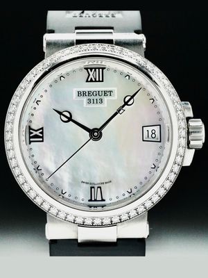 Breguet 9518ST/5W/584/D000 Marine White Mother of Pearl Dial