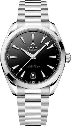 Omega 220.10.41.21.01.002 Seamaster Aqua Terra 150M 41mm Black Steel on Bracelet