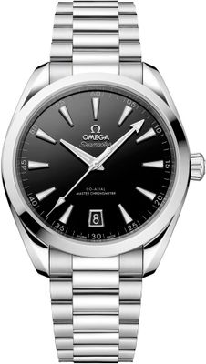 Omega 220.10.41.21.01.002 Seamaster Aqua Terra 150M 41mm Black Steel on Bracelet