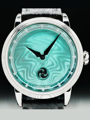 GoS Norrsken Northern Lights Guilloche Green