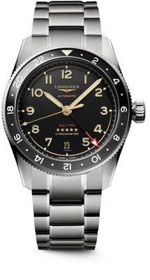 Longines L3.802.1.53.6 Spirit Anthracite Dial on Bracelet