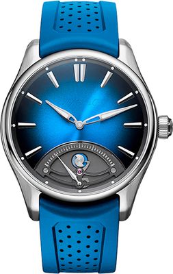 H. Moser & Cie. Pioneer Retrograde Seconds Midnight Blue