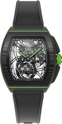 Bianchet Flying Tourbillon Grande Date B 1.618 Carbon Lime CBLFTGD4