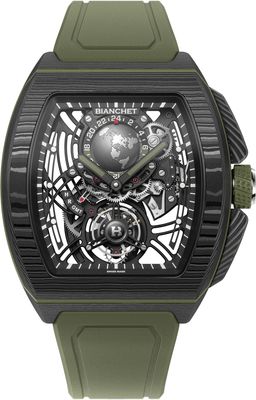 Bianchet Flying Tourbillon Sport GMT B 1.618 Carbon Fern Green CBFGFTSG4