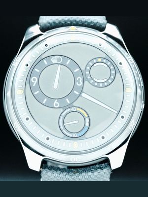 Ressence Type 5 LUM Luminova Grey Strap Ardillon Buckle