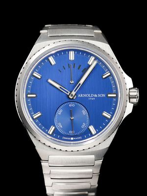 Arnold and Son 1LTAT.U01A.N001U Longitude Titanium Ocean Blue