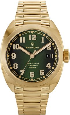 Bremont TN40-DT-BZ-GN-B Terra Nova Bronze Green Dial on Bracelet