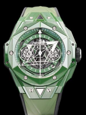 Hublot 418.GX.5207.RX.MXM22 Big Bang Sang Bleu Green Ceramic