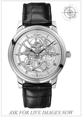 Glashütte Original 1-49-18-01-05-30 Senator Skeleton Red Gold Silver