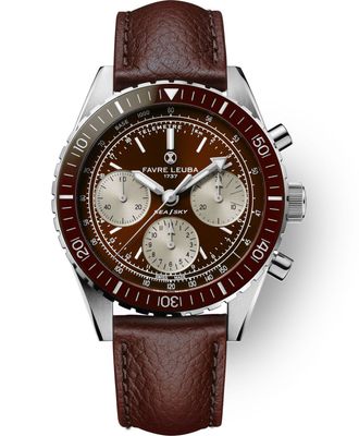 Favre Leuba 00.20212.112.05.105 Sea Sky Revival Brown Dial on Strap