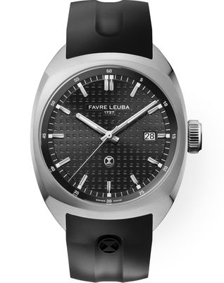 Favre Leuba 00.20102.102.01.301 Chief Date Black Dial on Strap