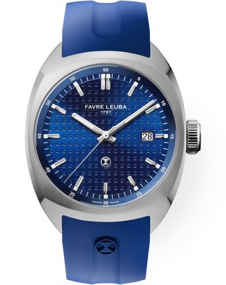 Favre Leuba 00.20102.102.02.302 Chief Date Blue Dial on Strap