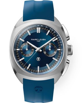 Favre Leuba 00.20101.113.02.302 Chief Chronograph Blue Dial on Strap