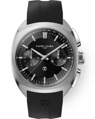 Favre Leuba 00.20101.113.01.301 Chief Chronograph Black Dial on Strap