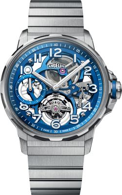 Angelus 0TSZF.U01A.M009T Flying Tourbillon Titanium Blue