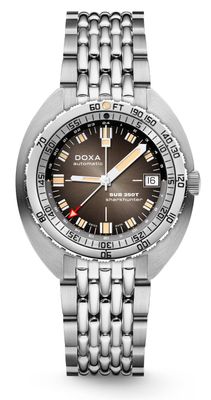 DOXA 855.10.101V.10 SUB 250T GMT Sharkhunter Vintage On Stainless Steel Bracelet