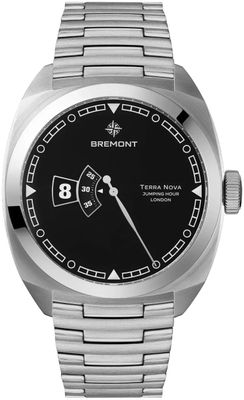 Bremont TN40-JH-SS-BK-B Terra Nova Jumping Hour On Bracelet