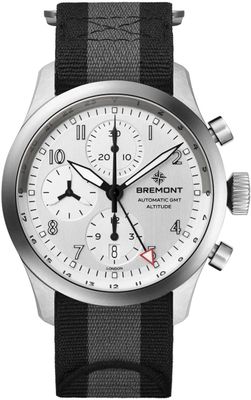 Bremont ALT42-CHR-G-SS-SI-N-S Altitude Chronograph Gmt On Nato Strap