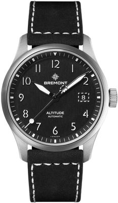 Bremont ALT39-DT-SS-BK-L-S Altitude 39 Date On Strap