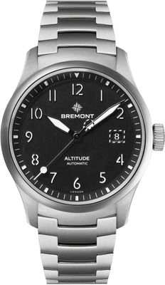 Bremont ALT39-DT-SS-BK-B Altitude 39 Date On Bracelet