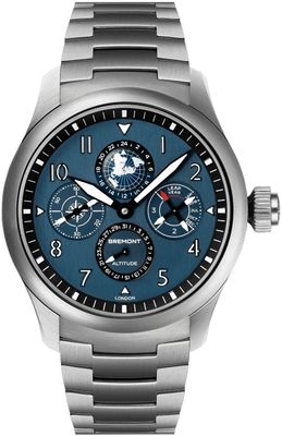 Bremont ALT42-PER-TI-BL-B Altitude Perpetual Calendar GMT on Bracelet