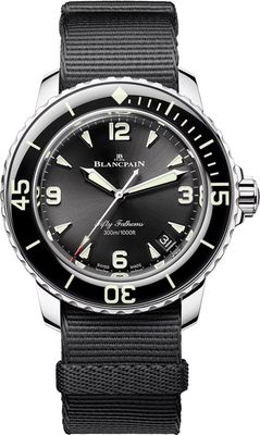 Blancpain 5010 1130 NABA Fifty Fathoms 42mm Steel on NATO Strap
