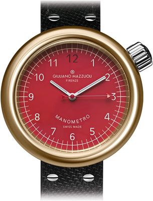 Giuliano Mazzuoli Manometro Red Bronze Compressed