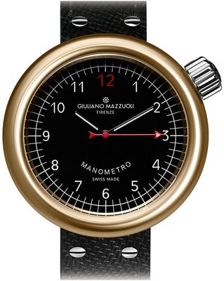 Giuliano Mazzuoli Manometro Black Bronze Compressed