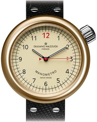 Giuliano Mazzuoli Manometro Ivory Bronze Compressed