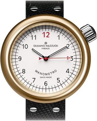 Giuliano Mazzuoli Manometro White Bronze