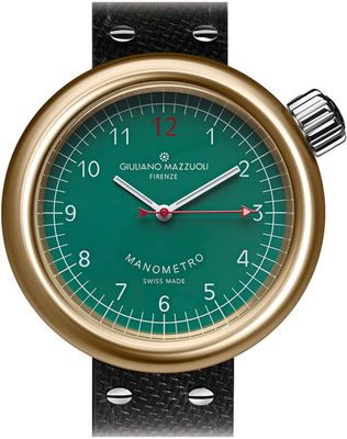 Giuliano Mazzuoli Manometro Green Bronze