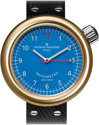 Giuliano Mazzuoli Manometro Blue Bronze