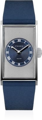 Fears BS422.600.116 Arnos Pewter Blue on Barenia Leather Strap