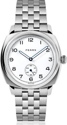 Fears BS23800B.047.124 Brunswick 38 Polar White II on Stainless Steel Bracelet
