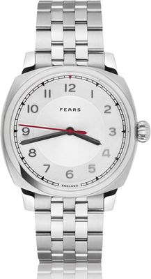 Fears BS24000A.045.125 Brunswick 40 Opaline Silver on Stainless Steel Bracelet