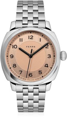 Fears BS24000A.020.125 Brunswick 40 Copper Salmon on Stainless Steel Bracelet