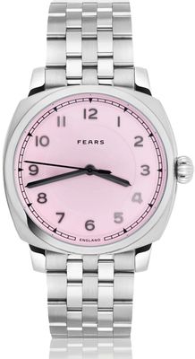 Fears BS24000A.035.125 Brunswick 40 Flamingo Pink on Stainless Steel Bracelet