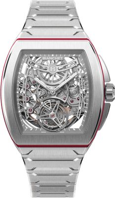 Bianchet Flying Tourbillon Ultrafino Skeleton Titanium Red UFFTSKTNRD