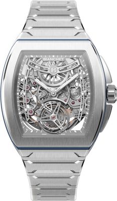 Bianchet Flying Tourbillon Ultrafino Skeleton Titanium Blue UFFTSKTNBL