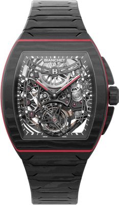 Bianchet Flying Tourbillon Ultrafino Skeleton Carbon Red UFFTSKCBRD