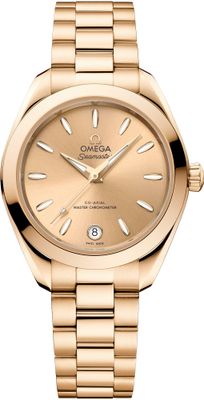 Omega 220.50.30.20.08.001 Seamaster Aqua Terra 150M Moonshine™ Gold 30mm